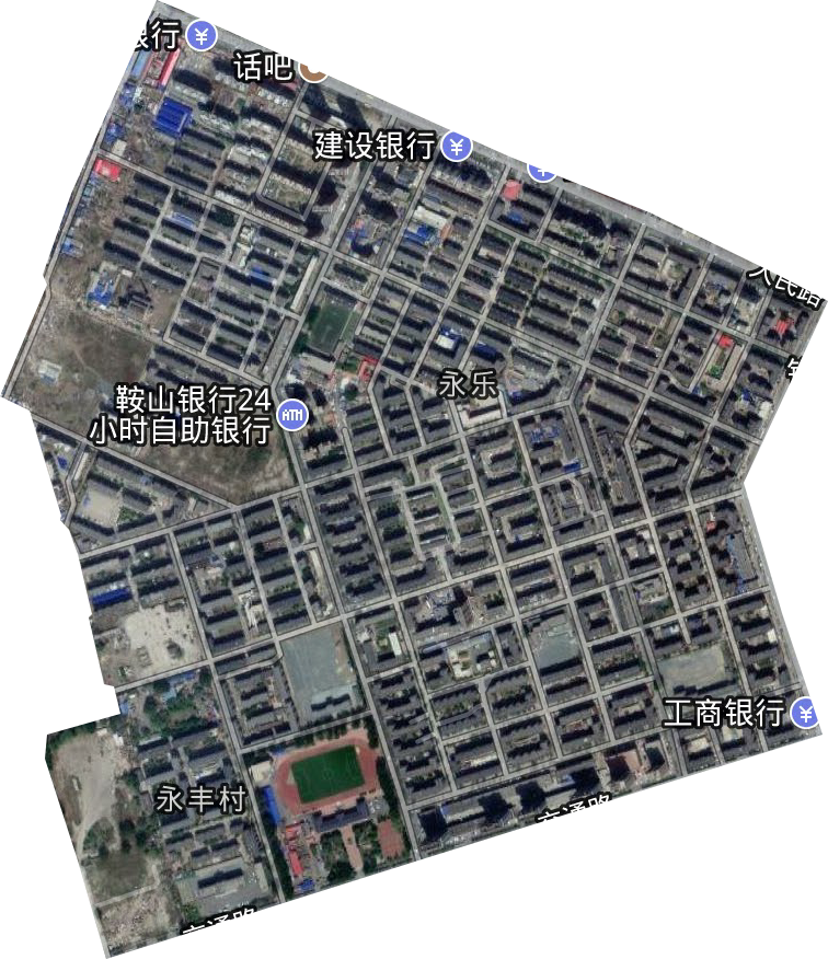 永乐街道卫星图