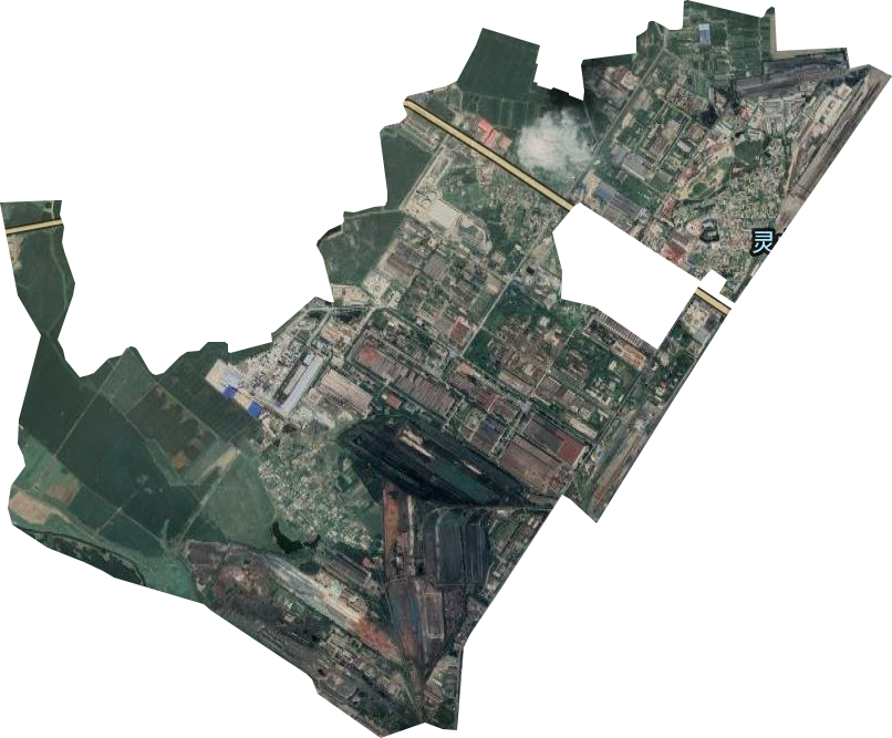 红旗街道卫星图