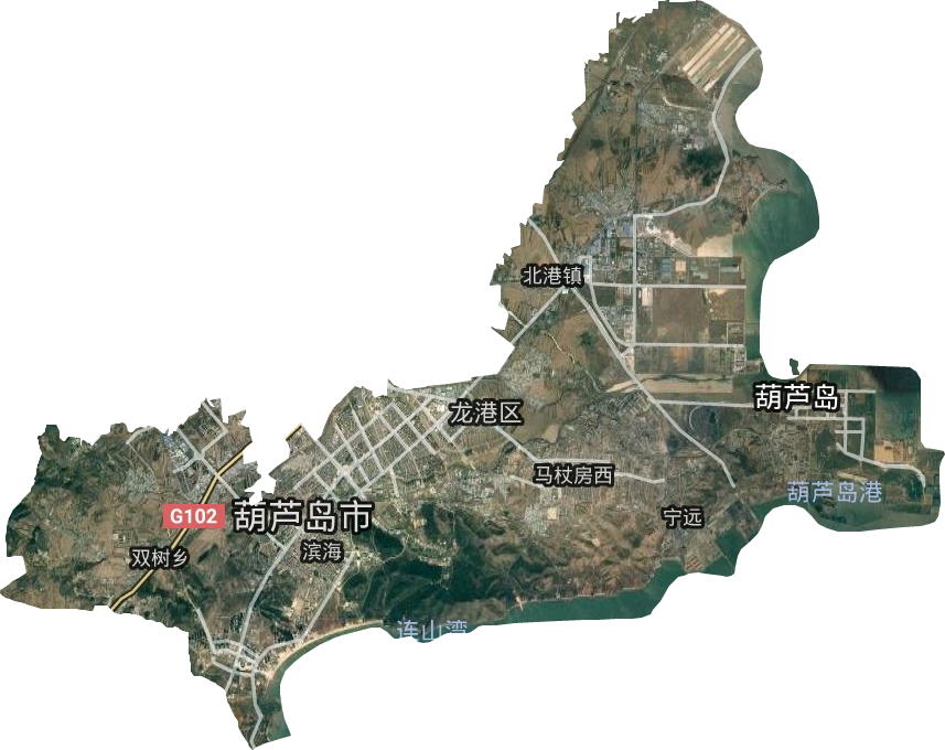 龙港区卫星图