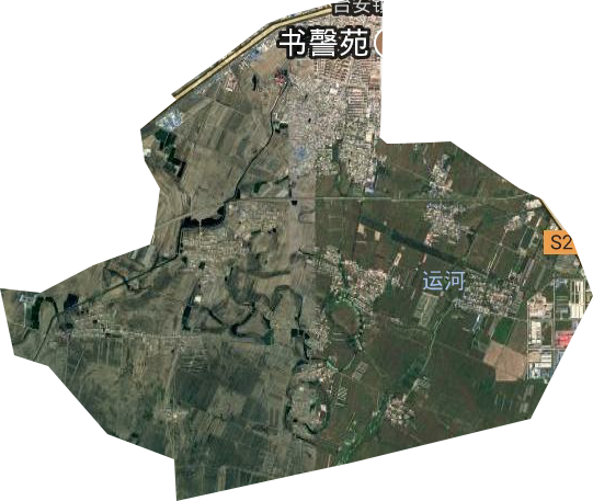 台南街道卫星图