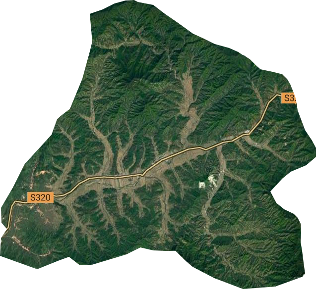 清凉山镇卫星图