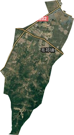 毛祁镇卫星图