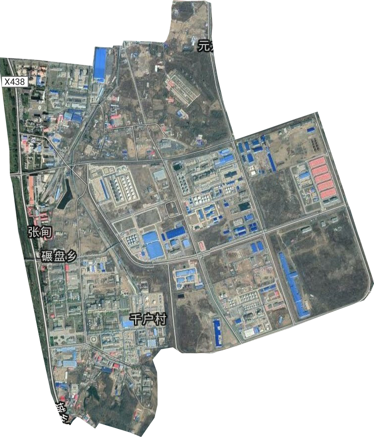 张甸街道卫星图