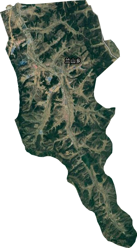 兰山乡卫星图