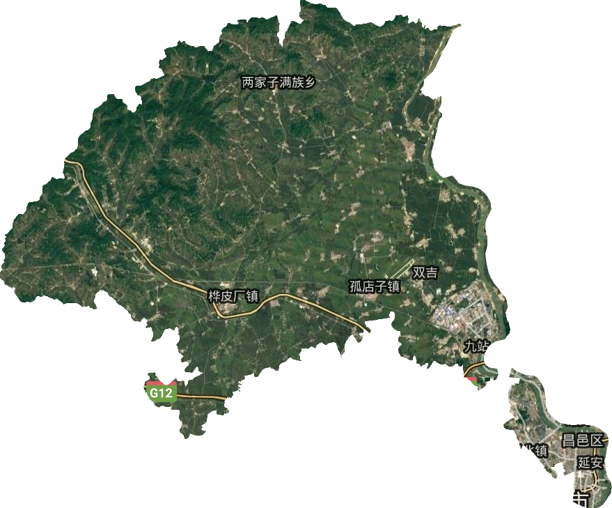 昌邑区卫星图