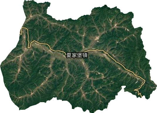 夏家堡镇卫星图