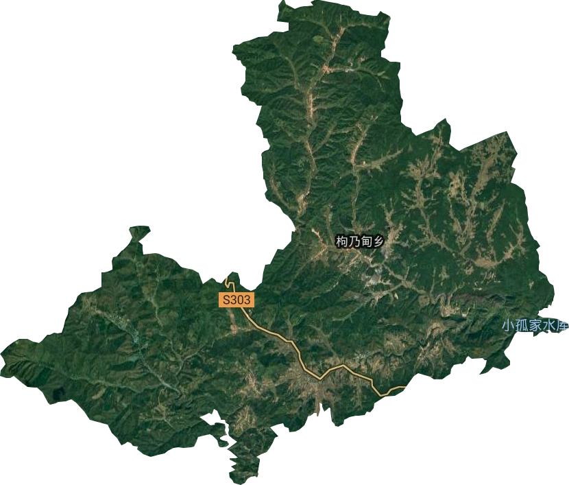 枸乃甸乡卫星图