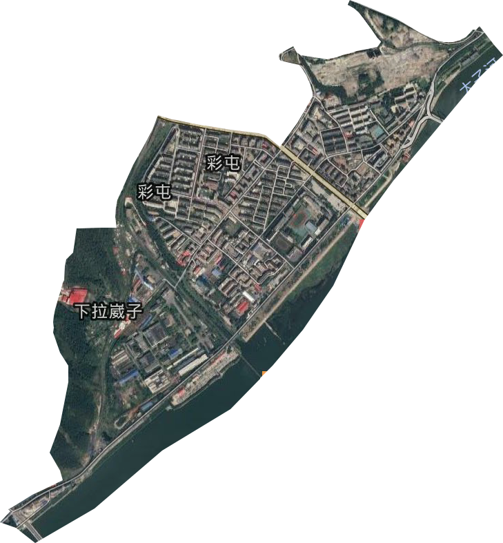 彩屯街道卫星图