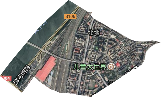北地街道卫星图