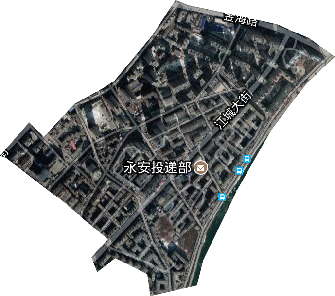 六道口街道卫星图