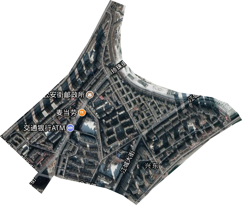 兴东街道卫星图