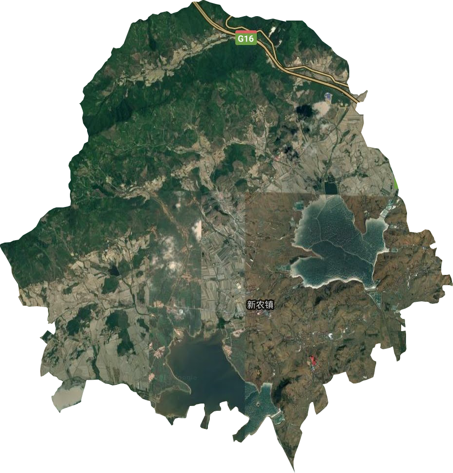 新农镇卫星图