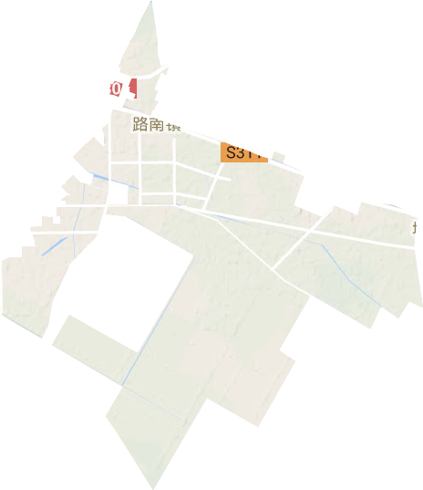 路南镇地形图