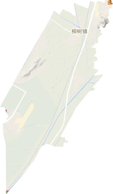柳树镇地形图
