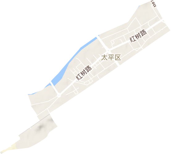 红树街道地形图
