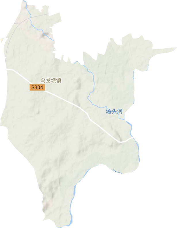 乌龙坝镇地形图