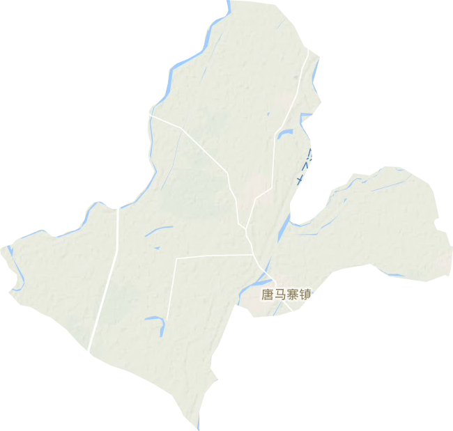 唐马寨镇地形图