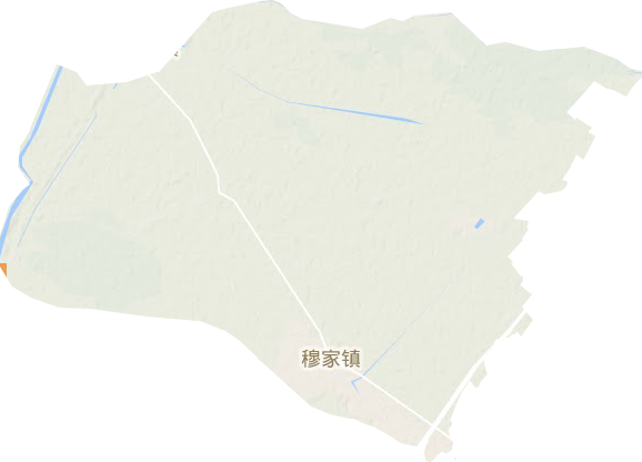 穆家镇地形图