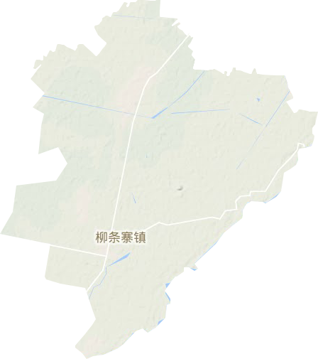 柳条寨镇地形图