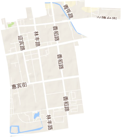 振兴街道地形图
