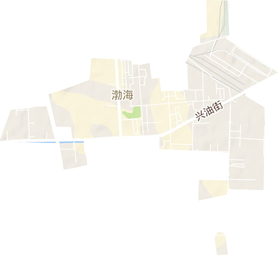 渤海街道地形图
