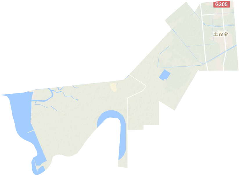 王家镇地形图