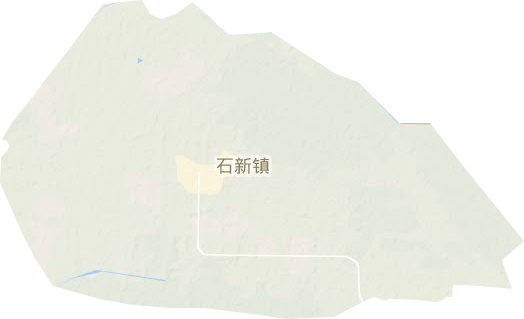 石新镇地形图
