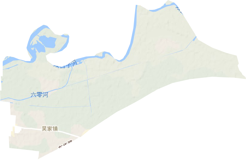 吴家镇地形图