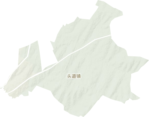 头道镇地形图