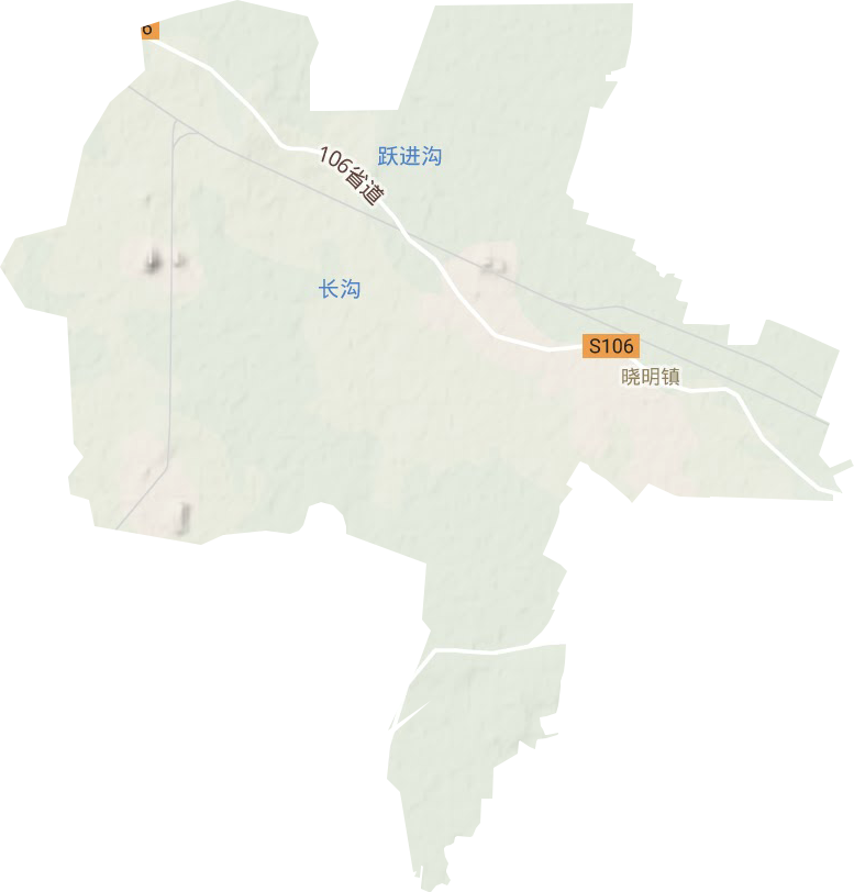 晓明镇地形图