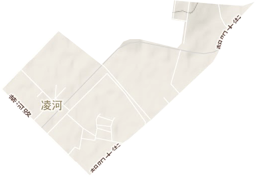 凌河街道地形图