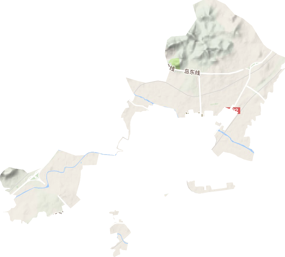锦郊街道地形图