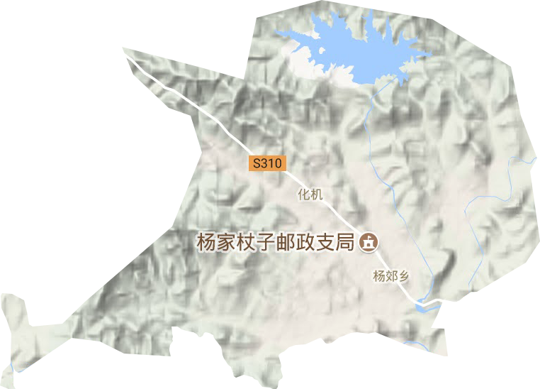 杨家杖子经济开发区地形图