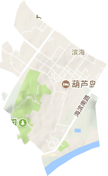 滨海街道地形图