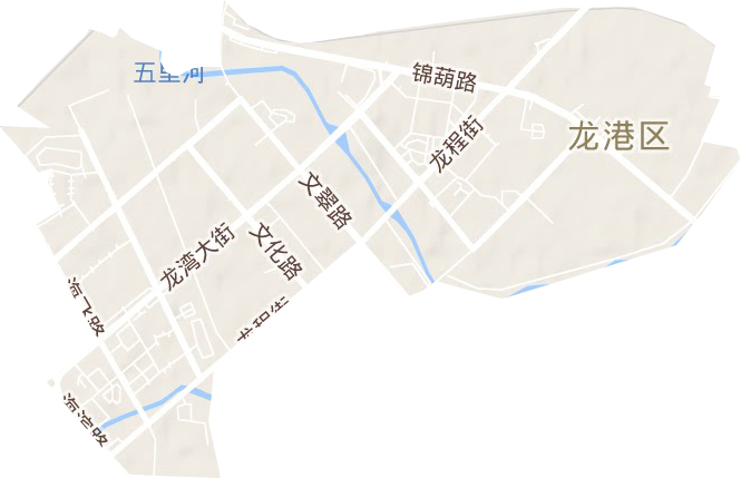 玉皇街道地形图