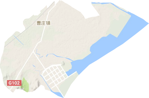 曹庄镇地形图