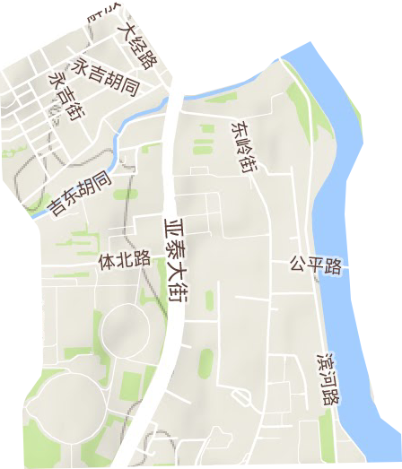 永吉街道地形图