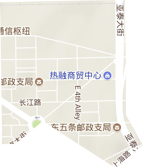 南广街道地形图