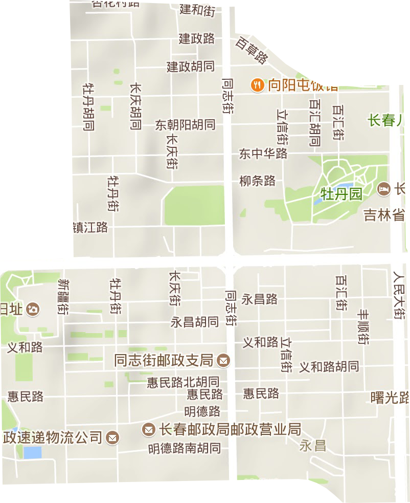 永昌街道地形图