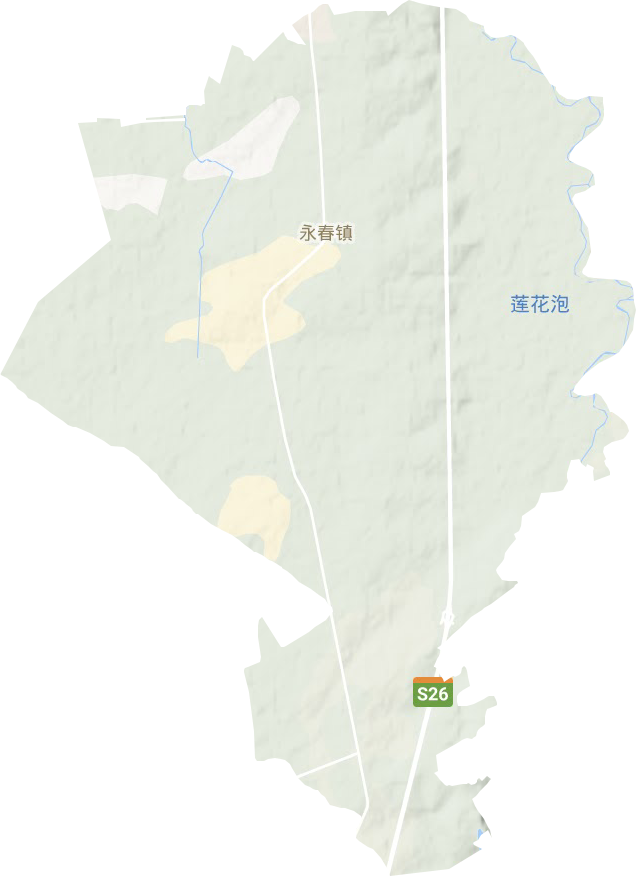 永春镇地形图