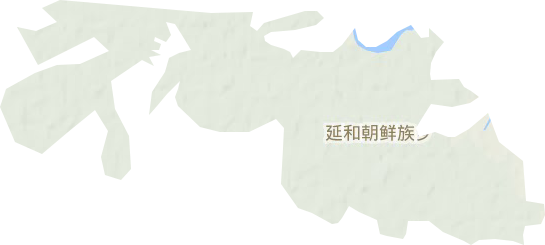 延和朝鲜族乡地形图