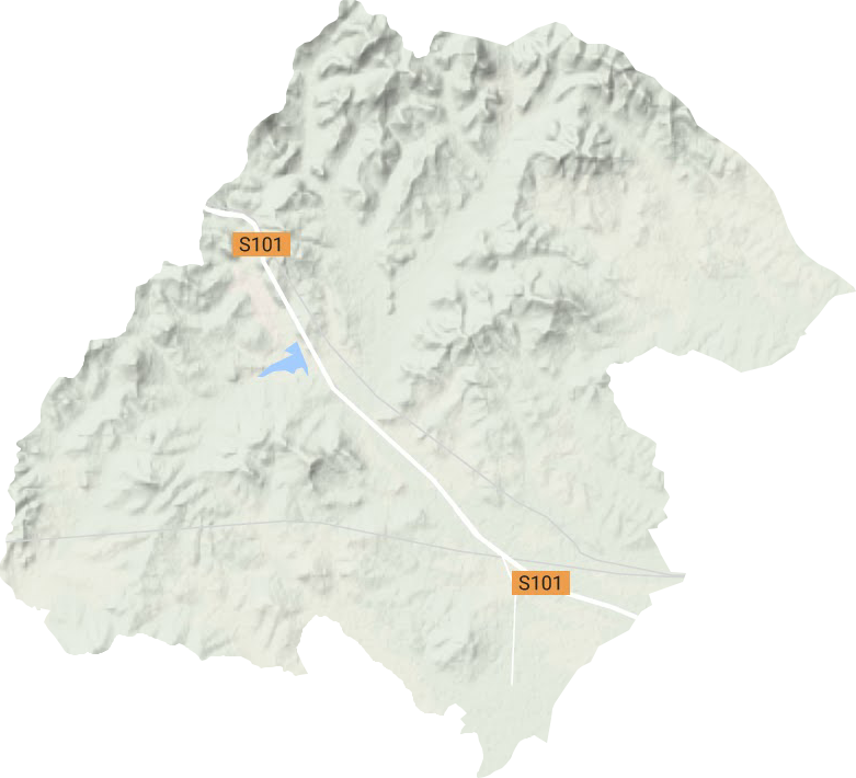 左家镇地形图