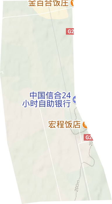 金珠工业区地形图