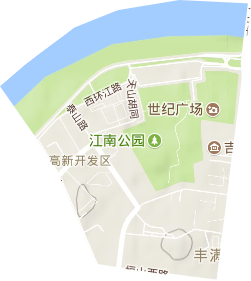 泰山街道地形图