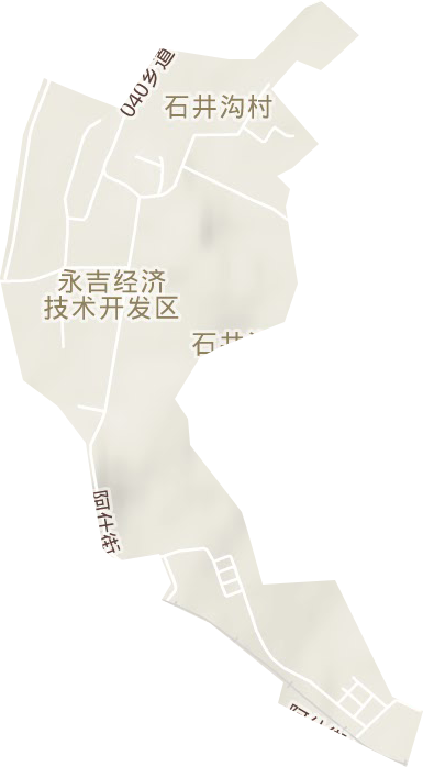 石井街道地形图