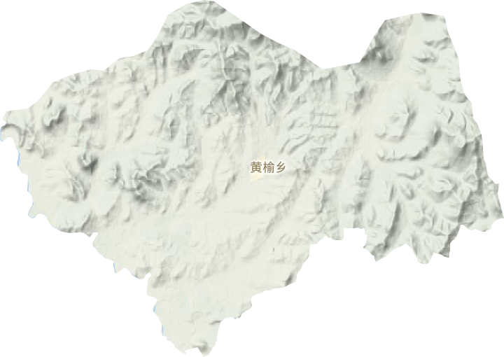 黄榆乡地形图