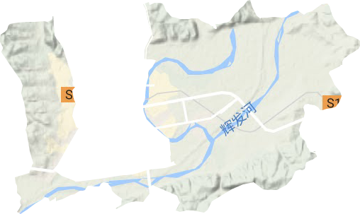 永吉街道地形图