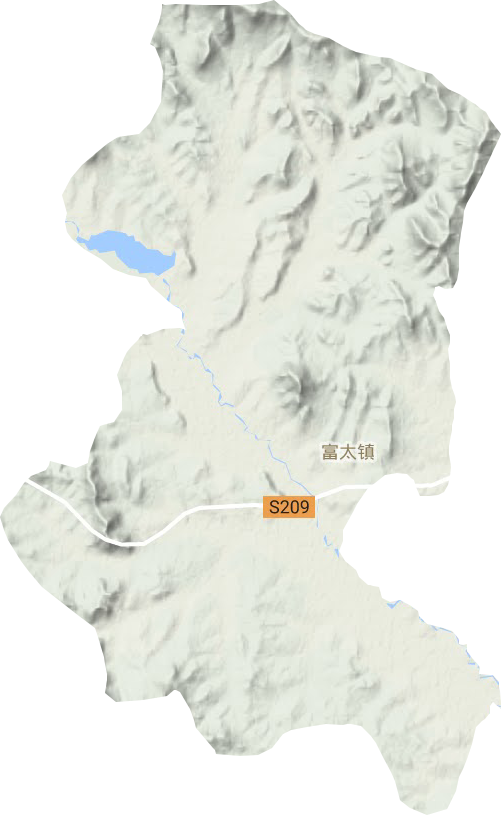 富太镇地形图