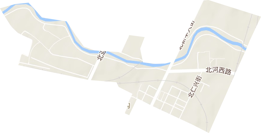 北沟街道地形图