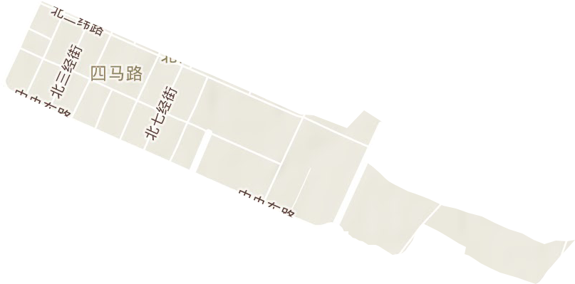 四马路街道地形图
